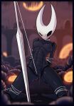  anthro arthropod bdsm bodily_fluids bondage bound breasts female genital_fluids genitals hi_res hollow_knight hornet_(hollow_knight) insect kneeling minnosimmins nude pussy pussy_floss pussy_juice team_cherry 