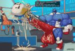  absurd_res anal anal_penetration android anthro balls belly belly_expansion belly_inflation big_balls big_muscles big_penis blue_body bodily_fluids boots bulge clothing cum cum_drip cum_in_ass cum_in_mouth cum_inflation cum_inside cum_on_face cum_on_penis cumshot dragon dripping ejaculation erection expansion footwear genital_fluids genitals hi_res holding_arms huge_balls huge_muscles huge_penis hyper hyper_balls hyper_genitalia hyper_muscles hyper_penis inflation long_penis machine male male/male muscular muscular_anthro muscular_male penetration penis robot size_difference speedo sweat swimwear tenting underwear veegrowmon vein veiny_arms veiny_balls veiny_chest veiny_legs veiny_muscles veiny_penis voidlesky yellow_body 