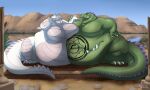  2018 3_toes 4_fingers alligator alligatorid beach belly biceps big_belly big_breasts biglovealicia biped bloated breasts cake cel_shading claws crocodilian curvy_figure dessert detailed_background digital_drawing_(artwork) digital_media_(artwork) digitigrade dorsal_spikes duo duo_focus eating eating_food eye_contact fangs feet female feral feraligatr finger_claws fingers food food_lick full-length_portrait generation_2_pokemon green_body green_scales group half-closed_eyes hand_on_hip holding_food holding_object huge_belly huge_breasts huge_moobs huge_thighs lake light lighting long_tail looking_at_another love male morbidly_obese morbidly_obese_female morbidly_obese_feral morbidly_obese_male mountain narrowed_eyes nintendo non-mammal_breasts nude obese obese_female obese_feral obese_male overweight overweight_female overweight_feral overweight_male pink_body pink_claws pink_scales pink_spikes pokemon pokemon_(species) portrait purple_spikes reptile ruins scales scalie seaside shaded signature sky smile snaggle_tooth standing stuffing tail teeth thick_arms thick_tail thick_thighs toe_claws toes white_body white_claws white_scales wide_hips yellow_eyes 