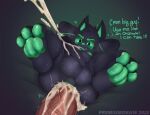  anal anal_penetration anthro anus balls bed big_balls big_penis black_body black_fur bodily_fluids butt cum cum_in_ass cum_inside cumshot dialogue domestic_cat duo ejaculation erection felid feline felis fur furniture genital_fluids genitals green_eyes green_pawpads green_paws hair hi_res humanoid_genitalia humanoid_penis lying male male/male male_penetrating male_penetrating_anthro mammal muscular muscular_male nipples nude pawpads paws penetration penile penis premiumdraw sex short size_difference smaller_male smile solo_focus sweat tufted_fur vein veiny_penis 