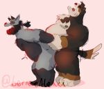  abdominal_bulge anal badger belly bernese_mountain_dog bernesealexxx biceps body_hair canid canine canis chest_hair domestic_dog hairy mammal molosser mountain_dog musclegut muscular mustelid musteline obese overweight pecs pubes sex swiss_mountain_dog 