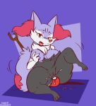  aroused bodily_fluids braixen breasts butt female generation_6_pokemon genital_fluids genitals hi_res nintendo pokemon pokemon_(species) pussy pussy_juice snailbail22 solo spread_legs spreading thick_thighs 