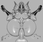  2023 absurd_res anal anal_juice anal_penetration anthro avian balls big_breasts big_butt big_penis bird bodily_fluids boots breasts butt chaos_daemon clothing demon duo female female_penetrated footwear full_nelson_(legs_held) genitals hat headgear headwear hi_res high_heeled_boots high_heels humanoid ingrid_von_panzerfaust latex latex_boots magic_user male male/female male_penetrating male_penetrating_female monochrome nipples penetration penile penile_penetration penis penis_in_ass pussy rubber rubber_boots running_mascara sex sketch spiked_bracers thick_thighs warhammer_(franchise) warhammer_40000 witch witch_hat zombieray10 