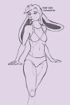  2022 5_fingers anthro bra breasts clothing dialogue english_text female fingers fur hair hi_res lagomorph leporid long_ears lord_magicpants mammal rabbit simple_background smile solo text underwear 