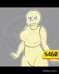  animated anthro big_breasts breasts clothed clothing clothing_lift confident exposed_breasts female hammerspace hammerspace_breasts huge_breasts hyper hyper_breasts looking_at_viewer nipples perversion presenting solo squealydealy teenager topwear young 