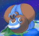  2023 anthro belly belly_expansion belly_inflation big_belly big_bulge big_butt big_tail blue_body blue_clothing blue_crop_top blue_fur blue_inner_ear blue_legwear blue_lips blue_panties blue_stockings blue_underwear body_inflation brown_body brown_ears brown_tail bulge bulge_expansion butt butt_expansion clothing colored crop_top digital_media_(artwork) earth ethan_(reathe) expansion eyes_closed floating fur generation_4_pokemon genital_expansion girly hi_res huge_bulge huge_butt huge_lips huge_tail hyper hyper_belly hyper_bulge hyper_butt hyper_moobs immobile inflation inflation_fetish legwear lips lopunny male mintyotie moob_expansion navel nintendo outie_navel panties pattern_clothing pattern_legwear pattern_stockings pokemon pokemon_(species) scut_tail shaded shirt short_tail solo space star stockings striped_clothing striped_crop_top striped_legwear striped_stockings stripes tail tight_clothing topwear underwear white_clothing white_crop_top white_legwear white_stockings 