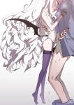  1boy 1girl blue_archive blush clothed_sex couple cum cum_in_pussy height_difference hetero highres hina_(blue_archive) hitotose_rin long_hair looking_at_another low_wings penis sensei_(blue_archive) sex standing standing_missionary standing_sex vaginal white_hair wings 