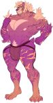  anthro barazoku claws colorful felid hi_res machairodontine male mammal muscular orion(oriondoodliesdos) solo unknown_artist 