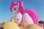  3d_(artwork) absurd_res anthro anthrofied anus applejack_(mlp) areola blue_eyes breasts digital_media_(artwork) earth_pony equid equine erection female first_person_view friendship_is_magic fur genitals gynomorph gynomorph/female gynomorph_pov hair hasbro hi_res horse intersex intersex/female intersex_pov mammal my_little_pony nipples penis pink_body pink_fur pink_hair pinkie_pie_(mlp) pony pussy shadowboltsfm 