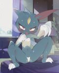  female generation_2_pokemon genitals nintendo nipples pokemon pokemon_(species) pussy sneasel solo trashtragon 
