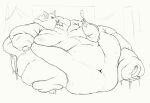  2020 alcohol anthro belly beverage big_belly canid canine cettus chair champagne champagne_glass chubby_cheeks corsac_fox fat_rolls footrest fox furniture glass hi_res holding_beverage holding_object huge_belly immobile inside male mammal moobs morbidly_obese morbidly_obese_anthro morbidly_obese_male nude obese obese_anthro obese_male overweight overweight_anthro overweight_male sitting sketch solo 