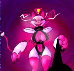 anthro big_breasts blush bodily_fluids breasts broken camel_toe claws clothed clothing darkner deltarune digital_media_(artwork) domestic_cat dominant dominant_female epicsyd fangs felid feline felis female fingers floating_hands fur hair leash leash_pull looking_at_viewer low_res lustful_gaze machine mammal mind_break mind_control mind_wipe open_mouth personality_change red_body red_face robot simple_background smile solo sweat tasque_manager teeth thick_thighs topwear undertale_(series) vir0_managr virus white_body wide_hips 