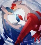  absurdres blush claws closed_eyes closed_mouth commentary_request crying from_side highres holding_hands latias latios looking_at_another parted_lips pokemon shii_(no-va_could) tears 