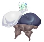  absurd_res antennae_(anatomy) big_breasts big_butt blue_eyes bottomwear breasts butt celebi clothing dress_shirt female generation_2_pokemon gesture green_body hi_res huge_breasts huge_butt huge_thighs humanoid hyper hyper_breasts hyper_butt hyper_thighs legendary_pokemon legwear looking_at_viewer motylek nintendo open_mouth pokemon pokemon_(species) shirt skirt solo thick_thighs thigh_highs topwear waving waving_at_viewer 