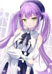  1girl green_eyes highres hololive piccolo_(gvgk8874) purple_hair tokoyami_towa virtual_youtuber 