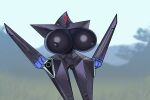  big_breasts blade blade_arm borisalien breast_expansion breasts butt_from_the_front expansion female floating_hands hi_res huge_breasts humanoid machine ninja_(sonic_frontiers) nipples not_furry robot robot_humanoid sega simple_background small_waist solo sonic_frontiers sonic_the_hedgehog_(series) thick_thighs thigh_gap wasp_waist wide_hips 