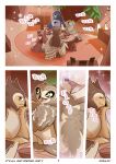  &lt;3 absurd_res anthro athene_(bird) atheniv avian beak bird blush bubo_(genus) bubowl building colored comic eared_owl english_text eurasian_eagle-owl feathered_wings feathers female flammeusia fluffy_breasts fluffy_ears furniture great_grey_owl group hi_res house it&#039;s_all_just_pretend little_owl looking_at_another looking_at_breasts looking_at_partner looking_pleasured male male/female mischevious nebulowl open_mouth owl rozalid short-eared_owl smile strix_(genus) table text true_owl wings 