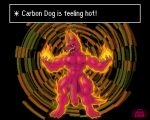  4_toes 5_fingers abs annaengine anthro arm_tuft ball_tuft balls barefoot biceps big_penis burning canid canine canis carbon_dog_(earthbound) cheek_tuft chest_tuft claws digital_drawing_(artwork) digital_media_(artwork) domestic_dog earthbound_(series) elbow_tuft elemental_manipulation english_text facial_tuft feet fingers fire fire_manipulation flaccid foreskin fur genitals head_tuft hi_res humanoid_genitalia humanoid_penis leg_tuft looking_at_viewer male mammal monotone_body monotone_fur monotone_tail muscular muscular_anthro muscular_male navel neck_tuft nintendo nipples nude open_mouth pecs penis red_body red_fur red_penis red_tail sharp_teeth shoulder_tuft simple_background smile smiling_at_viewer solo spread_arms standing tail teeth text toe_claws toes tongue tongue_out tuft vein veiny_penis yellow_eyes 