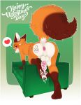  absurd_res anthro anus ass_up butt disney ejaculation embarrassed fluffy fluffy_tail furniture genitals hi_res male male/male nick_wilde penis presenting presenting_anus presenting_balls presenting_hindquarters raised_tail sofa solo tail tattoo unolvidadomas zootopia 