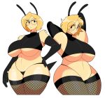  absurd_res anthro arthropod bea_(idolomantises) bee belly big_breasts biped blonde_hair blush bra breasts clothing eyewear female fishnet_leggings glasses gloves hair handwear hi_res hymenopteran idolomantises insect lingerie panties simple_eyes slightly_chubby solo thick_thighs topwear under_boob underwear wide_hips yellow_body 