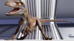  16:9 2019 3d_(artwork) ambiguous_gender digital_media_(artwork) dinosaur dromaeosauri dromaeosaurid pose rendered reptile scalie solo sprucethedeer theropod widescreen 