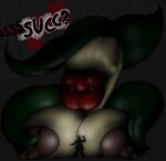  alcina_dimitrescu big_breasts breasts capcom fangs female fuckplant glistening glistening_lips huge_breasts hyper hyper_breasts hyper_lips hyper_nipples immobile leaf_arms leaf_hat lips macro nipples plant_transformation resident_evil solo succplant teeth teliars643 thick_lips 