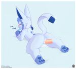  absurd_res anthro anus bodily_fluids cum cum_in_pussy cum_inside disembodied_penis eeveelution eyes_closed female feral food generation_4_pokemon genital_fluids genitals glaceon hi_res lying male nintendo on_front pawpads penetration penis pokemon pokemon_(species) popsicle pussy senz sploot tail text url vaginal vaginal_penetration 