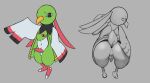  anus avian avian_arms avian_butt avian_feet avian_penis barely_visible_genitalia barely_visible_penis beak bedroom_eyes belly bird black_eyes body_pattern butt clothed clothing clothing_lift feathers feral generation_2_pokemon genitals hi_res looking_back male mostly_nude narrowed_eyes nintendo partially_clothed penis pokemon pokemon_(species) presenting presenting_anus presenting_balls presenting_hindquarters pubes rear_view red_penis seductive short_tail solo spread_butt spreading tail undercover_bluejay winged_arms wings xatu 