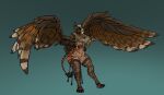  abs absurd_res anthro armor avian beak big_breasts bikini_armor biped bra breasts brown_body brown_fur butt chair claws cleavage clothed clothing covered_nipples crossgender curvy_figure deathclaw_(warhammer_fantasy) digital_media_(artwork) feathered_wings feathers featureless_crotch feet female front_view fur furniture gryphon hands_behind_back headgear headwear helmet hi_res hourglass_figure hybrid jakearmorsmith legwear looking_at_viewer membrane_(anatomy) membranous_wings midriff mtf_crossgender multicolored_body multicolored_fur muscular muscular_female muscular_thighs mythological_avian mythology nude on_chair paws pose serratus simple_background sitting sitting_on_chair solo spread_wings stockings stripes tail thick_thighs toes two_tone_body two_tone_fur unconvincing_armor underwear warhammer_(franchise) warhammer_fantasy wide_hips wings yellow_eyes 