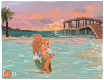  anthro beach blue_eyes chzzei clothed clothing cloud countershading crown echidna female fur gameplay_mechanics gloves gold_tiara hair handwear headgear hi_res life_(gaming) life_counter long_tail mammal monotreme navel orange_body orange_fur orange_hair orange_tail ring sea seaside sega solo sonic_adventure sonic_the_hedgehog_(series) standing sun sunset tail tan_body tan_countershading tan_skin tiara tikal_the_echidna timer water white_clothing white_gloves white_handwear 