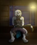  2023 5:6 ajani anthro arc couple_(disambiguation) digital_media_(artwork) domestic_cat felid feline felis furry hasbro hi_res invalid_tag lap lion magic:_the_gathering male mammal pantherine pose sitting wizards_of_the_coast 