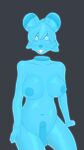  anthro areola balls blue_areola blue_body blue_hair blue_nipples blue_penis breasts buckteeth cheek_tuft chinchilla chinchillid facial_tuft floating_head genitals ghost glowing_outline gusta gusty_(gusta) gynomorph hair herm_(lore) hi_res intersex mammal nipples penis rodent solo spirit teeth tuft whiskers 