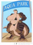  absurd_res anthro areola areola_slip big_breasts big_feet bikini breasts brown_body claws clothing cover cover_art cover_page digital_media_(artwork) dinosaur eyewear feet female hands_on_hips hi_res muscular muscular_anthro muscular_arms muscular_female muscular_thighs potbelly reptile rica431 scalie sunglasses swimwear theropod thick_thighs tyrannosaurid tyrannosaurus tyrannosaurus_rex wide_hips 