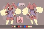  anthro black_sclera bottomless brown_body brown_fur clothed clothing drawcat13 fluffy fluffy_ears fluffy_tail fur generation_4_pokemon genitals grey_clothing grey_sweater grey_topwear hi_res lagomorph lon&eacute;_(kyubeans) lopunny male mammal mega_stone nintendo penis pokemon pokemon_(species) red_eyes solo sweater tail topwear torn_clothing 