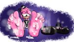  amy_rose anthro baggy_(artist) bodily_fluids cum cum_on_feet embarrassed eulipotyphlan feet female foot_fetish genital_fluids goth gothic_lolita hedgehog hi_res humanoid lolita_(fashion) mammal sega smell smelly smelly_feet smelly_shoes soles solo sonic_the_hedgehog_(series) stinky_shoes 
