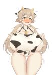  absurd_res alternate_species animal_humanoid animal_print big_breasts blue_archive blush bovid bovid_humanoid bovine bovine_humanoid breast_expansion breasts camel_toe cattle_humanoid cow_print expansion female genitals grey_hair hair hi_res hifumi_(blue_archive) horn horned_humanoid huge_breasts huge_thighs humanoid hyper hyper_breasts mammal mammal_humanoid motion_lines open_mouth puffywaffles pussy side_boob solo standing thick_thighs thigh_expansion wide_hips wings yellow_eyes 