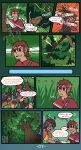  absurd_res comic dialogue dinosaur dromaeosaurid folicoatl food fruit furufoo hi_res jacqueline_(furufoo) luiz_(furufoo) mango plant reptile scalie the_folicoatl_handbook theropod webcomic wings 