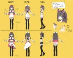  1girl animal_ear_headphones animal_ears bandeau black_footwear black_nails black_panties black_shirt black_shorts blue_eyes boots bow bowtie brown_hair cat_ear_headphones cat_ears chest_belt detached_sleeves earrings fake_animal_ears fingernails garter_straps gradient_hair headphones highleg highleg_panties highres hololive jewelry long_hair long_sleeves minamura_haruki miniskirt multicolored_hair multicolored_nails multiple_views nail_polish natsuiro_matsuri natsuiro_matsuri_(7th_costume) official_alternate_hair_length official_alternate_hairstyle official_art panties panty_straps pink_hair platform_boots platform_footwear pleated_skirt red_bow red_bowtie reference_sheet see-through_cleavage shirt short_shorts shorts skirt sleeveless sleeveless_shirt thigh_boots thigh_strap thighhighs thighhighs_under_boots triangle_earrings turnaround two_side_up underbust underwear virtual_youtuber waist_cape white_bandeau white_skirt white_sleeves white_thighhighs 