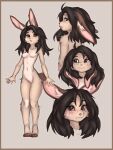  anthro elronya fan_character female hair hi_res lagomorph leporid long_hair mammal rabbit ronya solo 