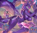  2023 ambiguous_gender amethystdust anthro areola artist_name big_breasts breasts claws drifloon eyelashes eyes_closed fangs female finger_claws gastly generation_1_pokemon generation_2_pokemon generation_3_pokemon generation_4_pokemon genitals group hi_res hybrid legendary_pokemon misdreavus mismagius nintendo nipples nude open_mouth pokemon pokemon_(species) pussy rayquaza shuppet teeth 