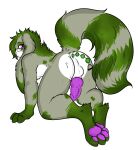  anal anal_beads anal_beads_in_ass anal_penetration animal_genitalia animal_penis anthro balls butt canine_genitalia canine_penis erection eyewear fluffy fluffy_tail fur genitals glasses green_body green_fur grosspotoo hybrid knot lagomorph leporid male mammal nude object_in_ass penetration penis presenting presenting_hindquarters procyonid purple_eyes rabbit raccoon rurik_carpenter sex_toy sex_toy_in_ass sex_toy_insertion solo tail 