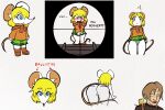  all_fours capcom clothing female hi_res human leon_kennedy_(resident_evil) male mammal meme mouse moushley murid murine panties print_clothing print_panties print_underwear resident_evil rnp rodent underwear upskirt 