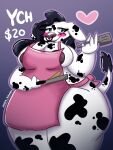  anthro belly big_belly big_breasts breasts female hi_res male mana_hannah solo thick_thighs twitter vore voreception wide_hips ych_(character) ych_clothing ychez 