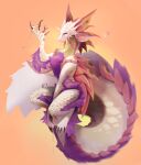  2020 absurd_res anthro blue_eyes bubble capcom claws fin fur gradient_background hi_res leviathan_(mh) looking_at_viewer male mizutsune monster_hunter simple_background soap solo water wiosvikulan 