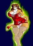  2006 accessory anthro big_breasts blue_eyes breasts brown_hair chest_tuft clothing curvy_figure danellz digital_media_(artwork) dress expansion felid female fur furgonomics hair hand_on_breast huge_breasts jewelry kathy_(danellz) legwear lion mammal multicolored_body multicolored_fur navel_outline open_mouth pantherine panties red_clothing red_dress ring solo stockings tail tail_accessory tail_jewelry tail_ring thick_thighs torn_clothing torn_dress tuft two_tone_body two_tone_fur underwear voluptuous 