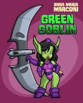  anna_maria_marconi breasts clothed clothing costume female goblin goblin_glider green_goblin hi_res human humanoid mammal marvel not_furry short_stack solo toonbat 