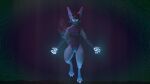  absurd_res anthro blender_(software) blender_cycles canid canine deity female fox glowing glowing_eyes glowing_paws hi_res hypnosis levitating levitation mammal mind_control paws pupils rexouium riverdafox slit_pupils solo somehornywah 