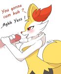  absurd_res anthro braixen canid canine female generation_6_pokemon genitals hi_res male male/female mammal nintendo penis pokemon pokemon_(species) solo thelasthope 