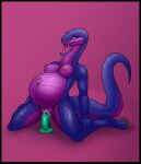  anthro bastiel blue_tongue breasts dildo dildo_in_pussy dildo_insertion dildo_sitting female gradient_tongue hi_res kneeling looking_pleasured masturbation navel navel_piercing neuzu_(anzuneth) nipples nude penetration piercing pink_eyes pink_tongue pregnant pregnant_female purple_body reptile scalie sex_toy sex_toy_in_pussy sex_toy_insertion small_breasts snake solo tail tongue vaginal vaginal_penetration viper 
