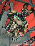  absurd_res african_wild_dog anthro bdsm biped bodily_fluids bondage bottom_perspective bottom_pov bound canid canine canis chain collar collar_only crotch_tuft cum cumshot domestic_dog ejaculation erection first_person_view genital_fluids genitals handjob handjob_while_penetrated handjob_while_penetrating harness hi_res legs_in_air legs_up licking licking_lips male mammal muscular muscular_anthro muscular_male nude nude_male onomatopoeia orgasm paws pecs penile penis pov_eye_contact pov_handjob sex sex_swing sound_effects spread_legs spreading statiik_(artist) suspension suspension_bondage text tongue tongue_out tuft 
